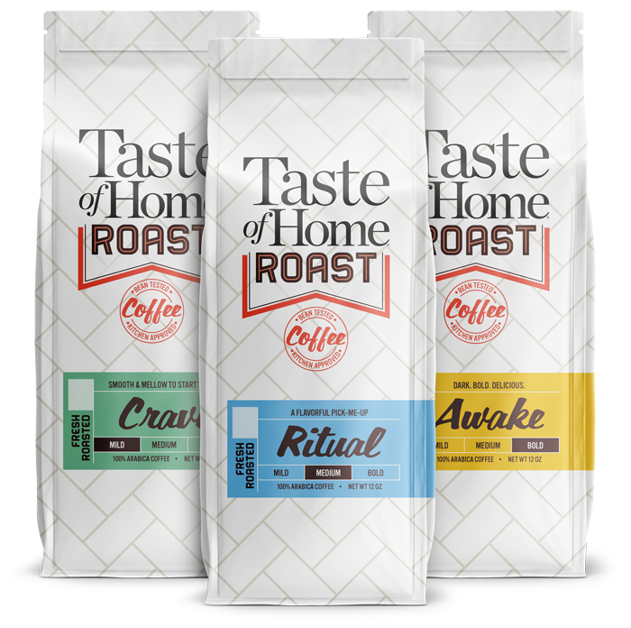 Taste Of Home Roast Package Design